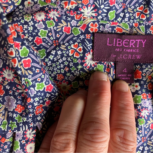 Liberty J Crew floral button down - Picture 4 of 4